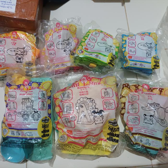 Hamtaro Set 7 of 8 - Happy Meal MC Donalds | SUPER LANGKA TaO 