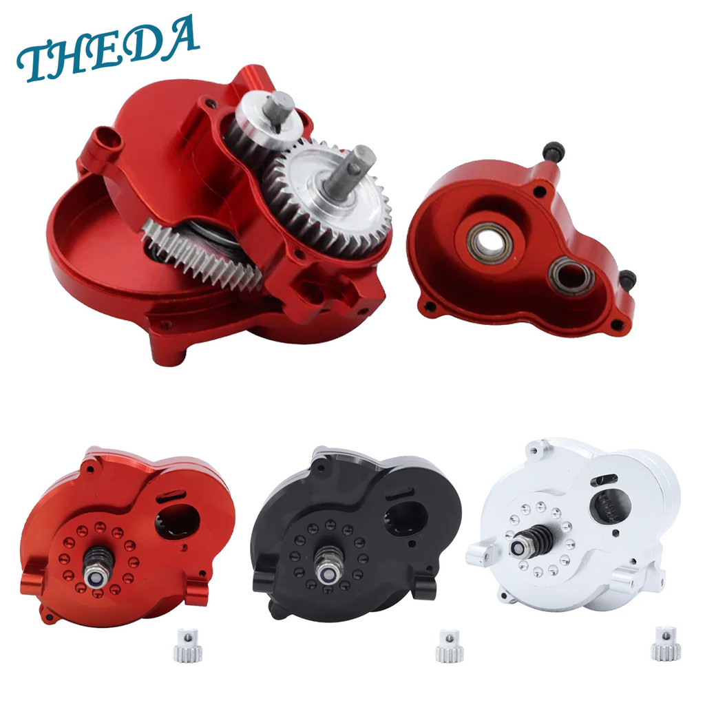 MN86 Metals C Transmission Gearbox with Motor Gear for 1/12 MN128 MN86 MN86K MN86KS G500 RC Rock Cra