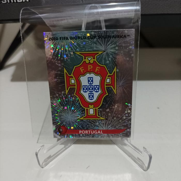 Kartu Bola Stiker Panini FIFA Portugal Logo | CR7 Cristiano Ronaldo TaO 