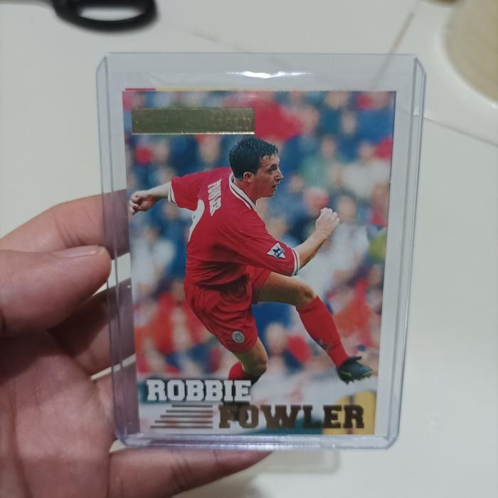 Kartu Bola Merlin 1996 Robbie FOWLER Liverpool LEGEND | SUPER RARE TaO 
