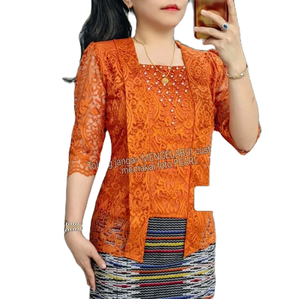WF BLUS BROKAT KARTINI/BAJU KEBAYA KARTINI/ATASAN KEBAYA BATAK