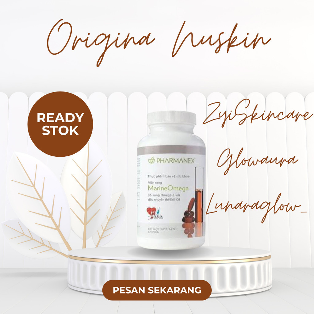 Marine Omega - 120 soft gel Original Nu Skin Perawatan, Kecantikan dan Kesehatan