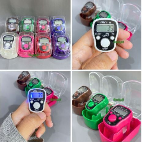 (1LUSIN) TASBIH DIGITAL ALARM LED BOX JXN 5136 TASBIH DIGITAL PREMIUM TASBIH DIGITAL EXCLUSIVE BOX A
