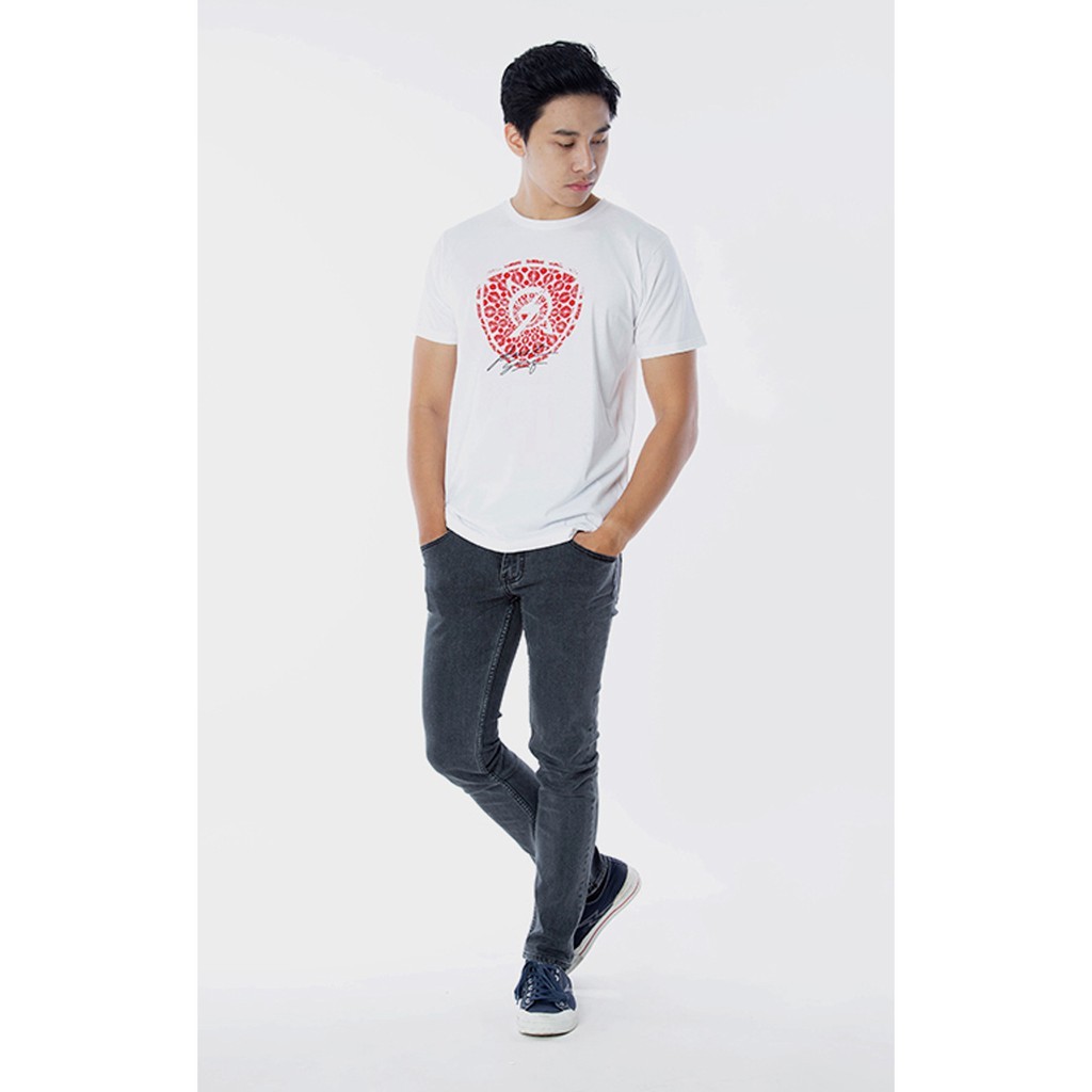 Planet Surf Clothing Kaos Pria Lengan Pendek Putih Avaava 201C MTSS10110-WHT Planet Surf Kaos Pria A