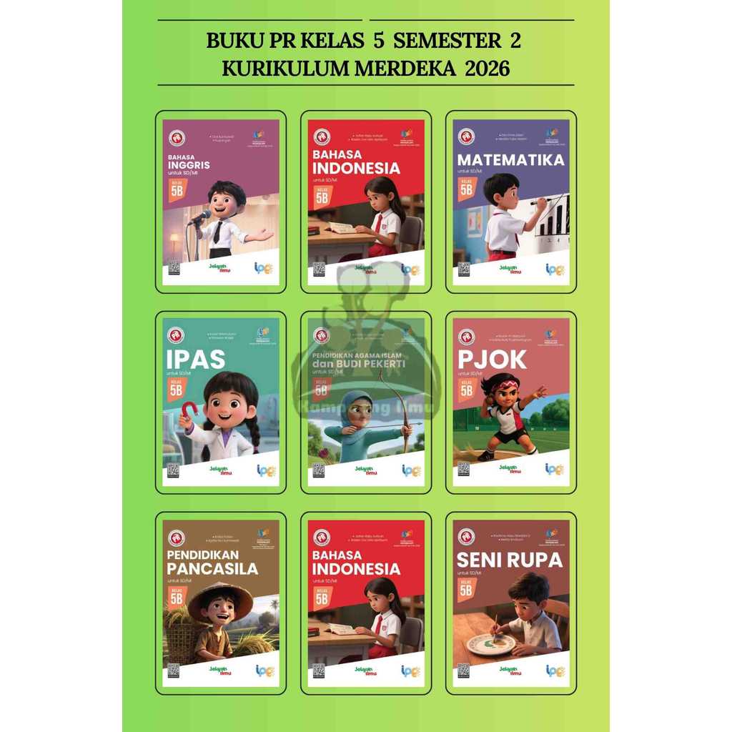 Buku PR SD Kelas 5 Semester 2 Penerbit Intan pariwara Terbaru 2026