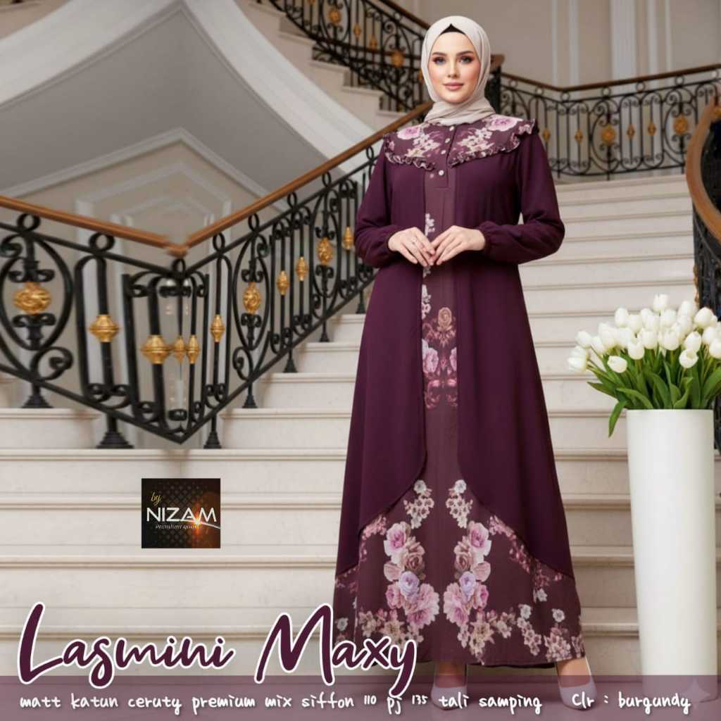 2711    LASMINI DRESS by NIzAM FASHION