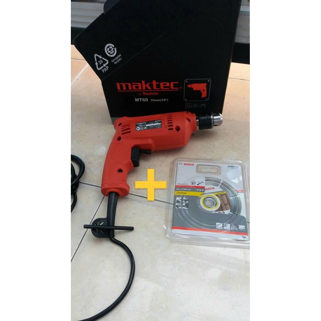 mesin bor listrik maktec mt60 +pisau keramik bosch by Mitra hobby