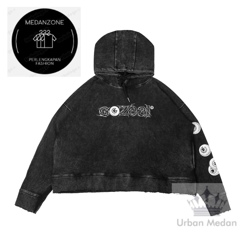 Gozeal | Hoodie Crop | Washed Walk