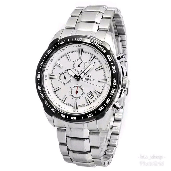 Jam Tangan Pria Mirage 8305 Silver