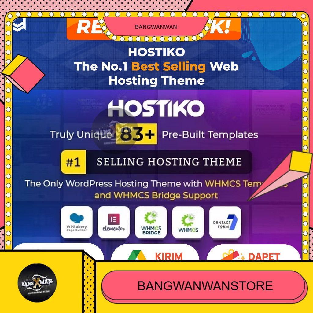 Hostiko Premium WordPress WHMCS Hosting Theme