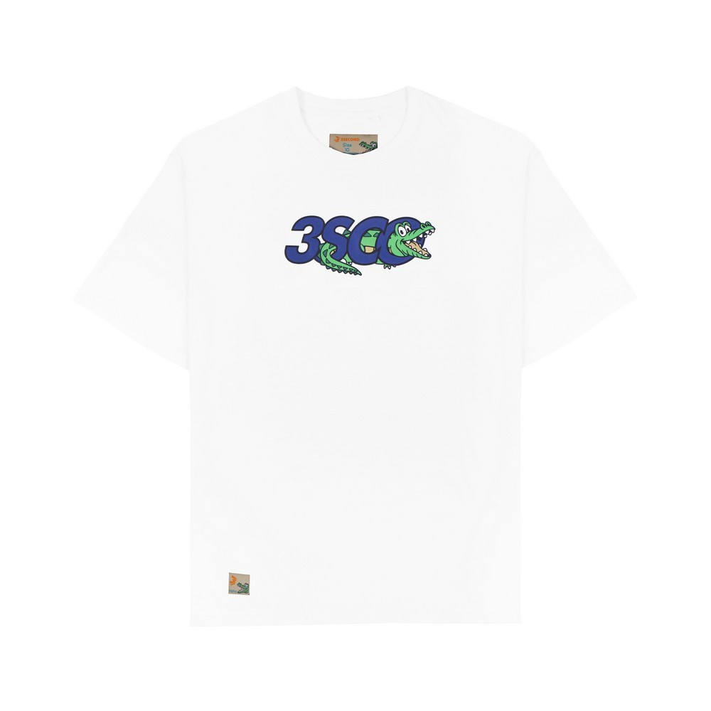 3Second Kids Kaos Anak Laki-Laki Lengan Pendek Katun Soft Cotton Crocodile Script 071123