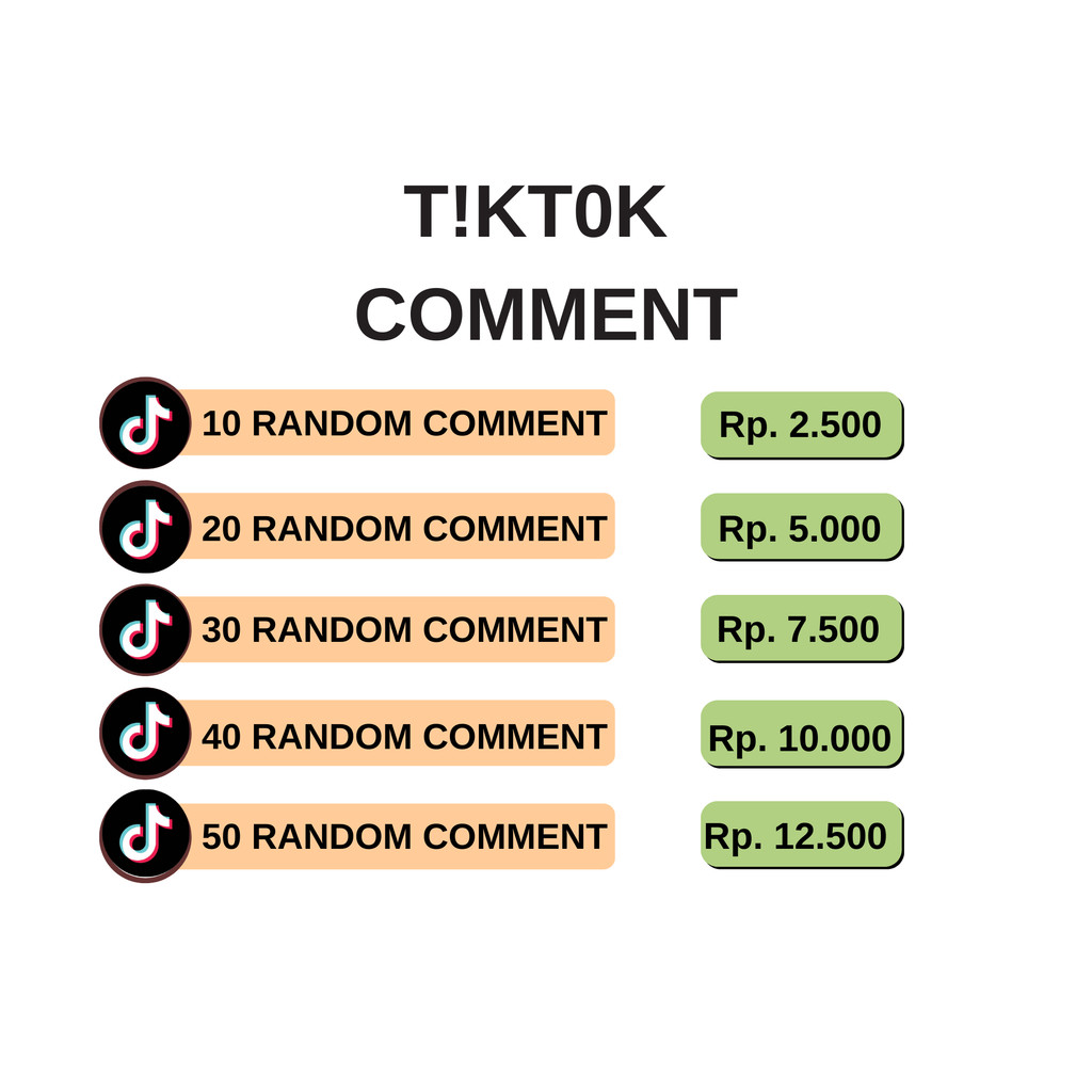 Tiktok Comment Indonesia Random Mix| Komen Tiktok Indo Mix Random| Komentar Tiktok Acak| Tiktok Kome