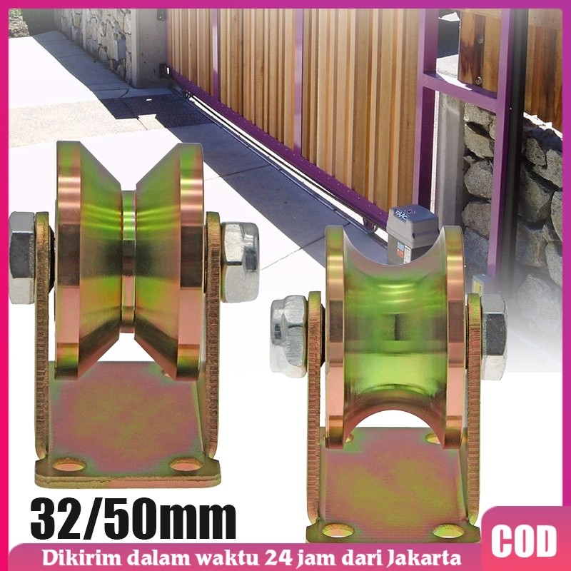 Roda Pagar Besi Roda Gerbang Pagar Roda Rel Pintu Sliding Roda Pagar Dorong Roda Rel Pintu Geser