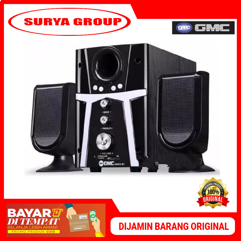 Speaker Aktif Bluetooth GMC 888D3 BT [Bergaransi Resmi]