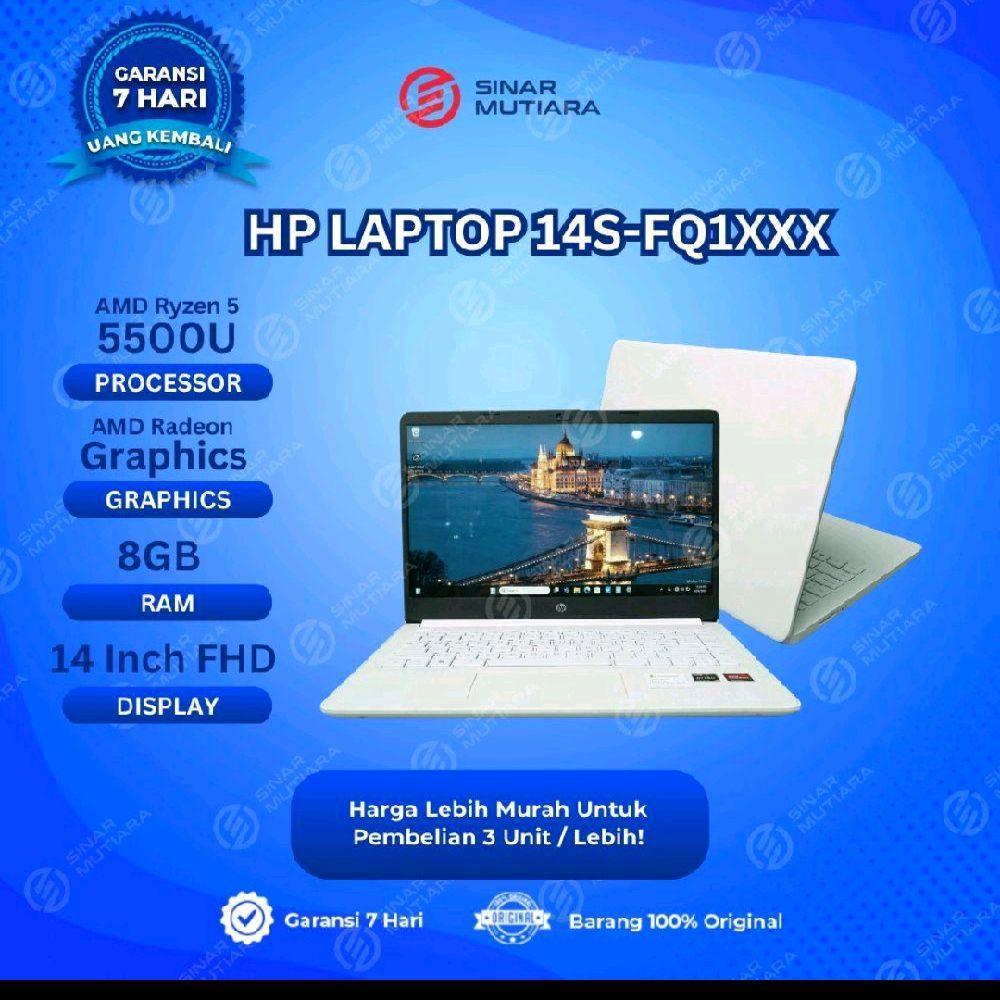 LAPTOP SECOND HP LAPTOO 14S-FQ1XXX AMD RYZEN 5 5500U 8 GB (14")
