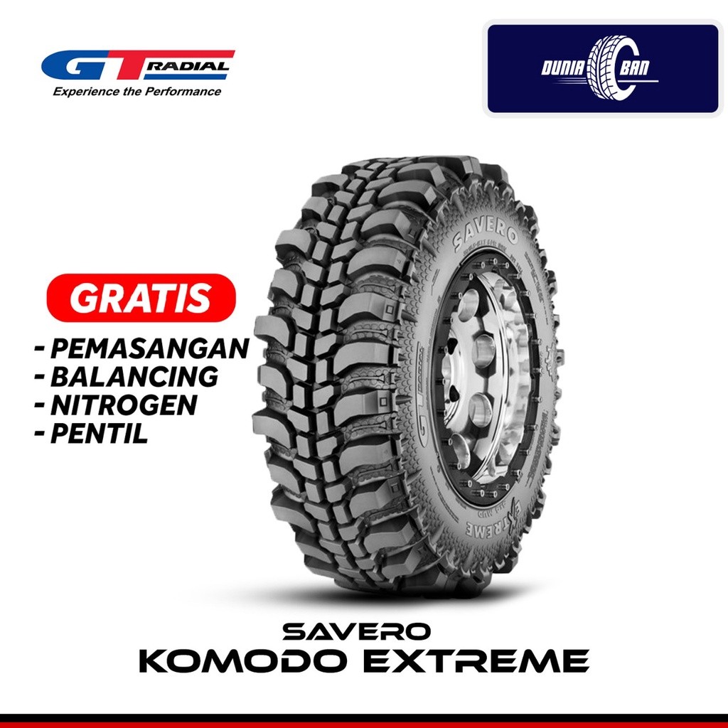 Ban GT Radial SAVERO KOMODO EXTREME 33 x 10.50 R15 Tubeless