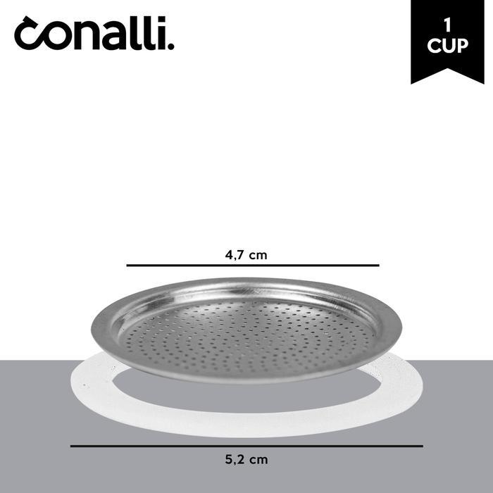 CONALLI Gasket Mokapot 1-12 Cup Spare Part Gasket Moka Pot Seal Karet 1 Cup 2 Cup 3 Cup 12 Cup - 1 C