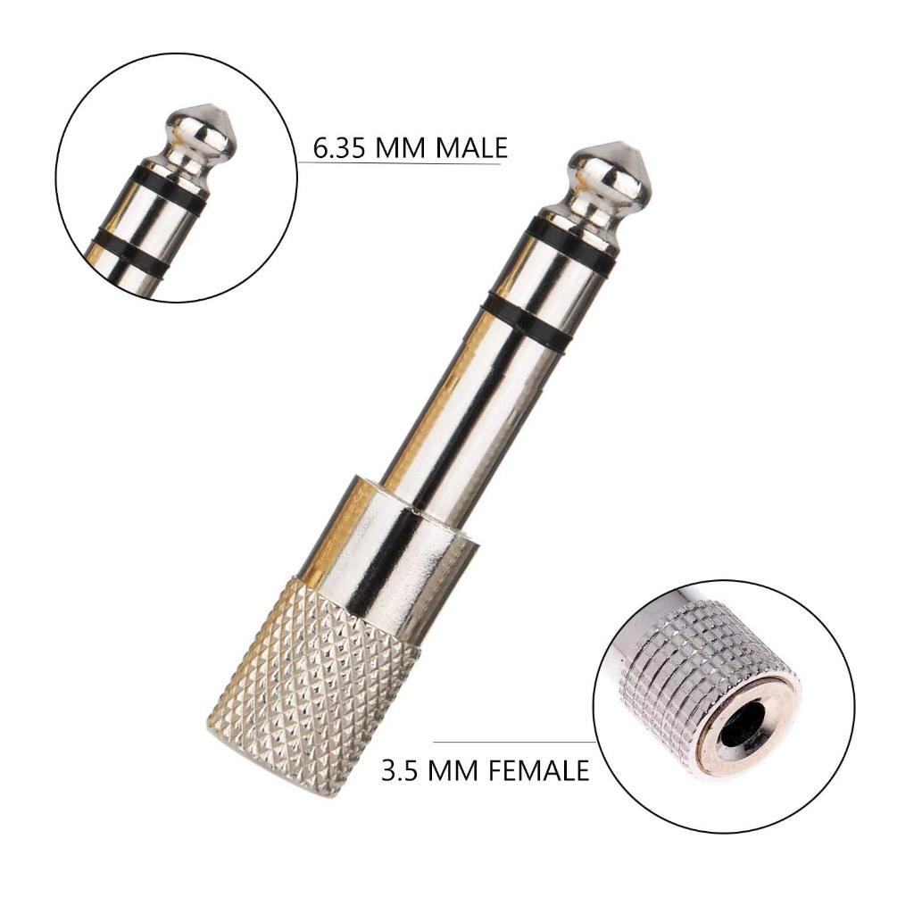 SAMBUNGAN JACK AUDIO BESAR KE KECIL 3.5 TO 6.5mm AUDIO JACK 3.5 TO 6.5mm JACK SAMBUNGAN AUDIO MIC 3.