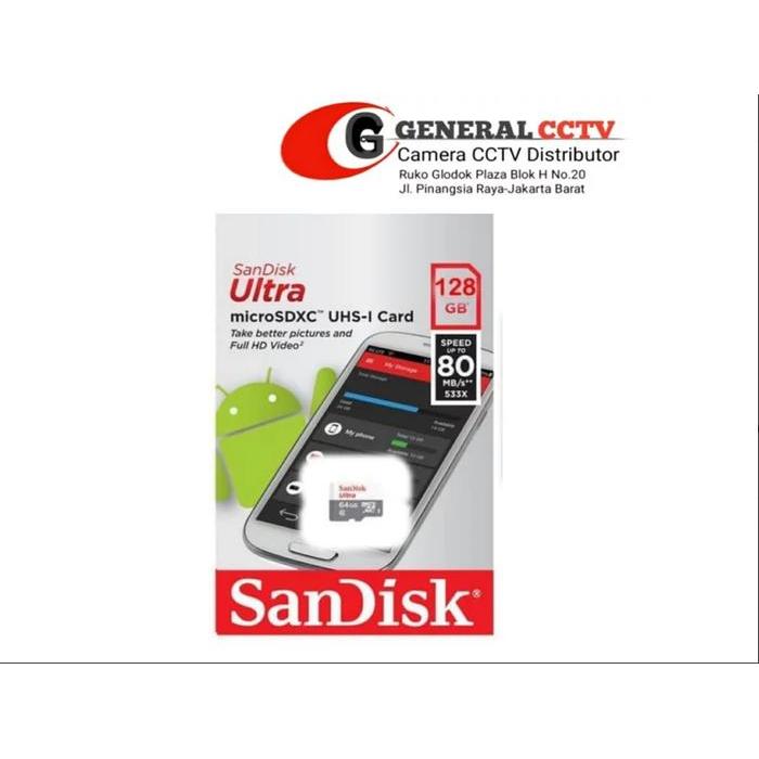Sandisk Memori MicroSD 128GB Original
