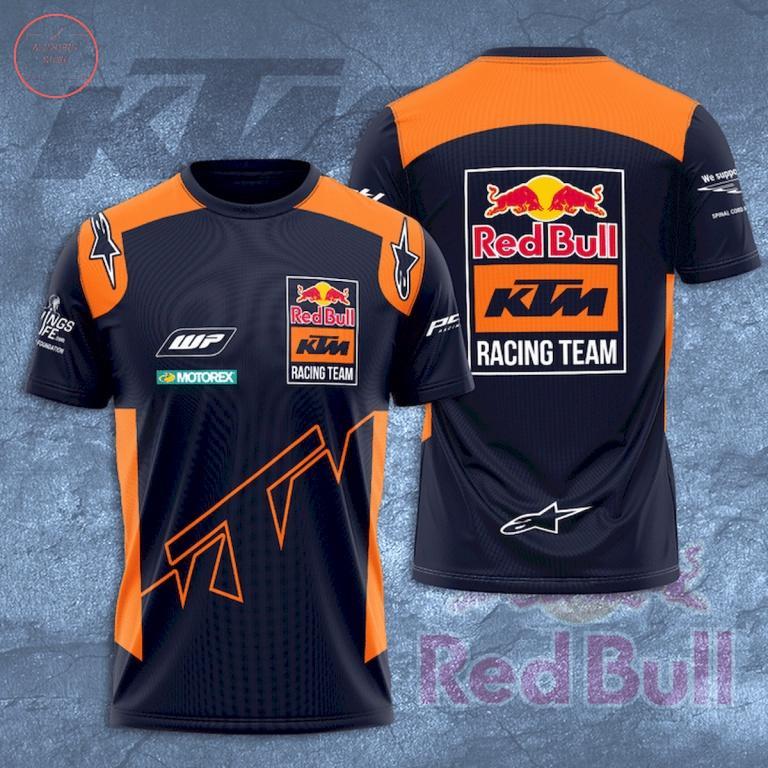 Red Bull T-shirt KTM Racing Team All Over Printed Shirt