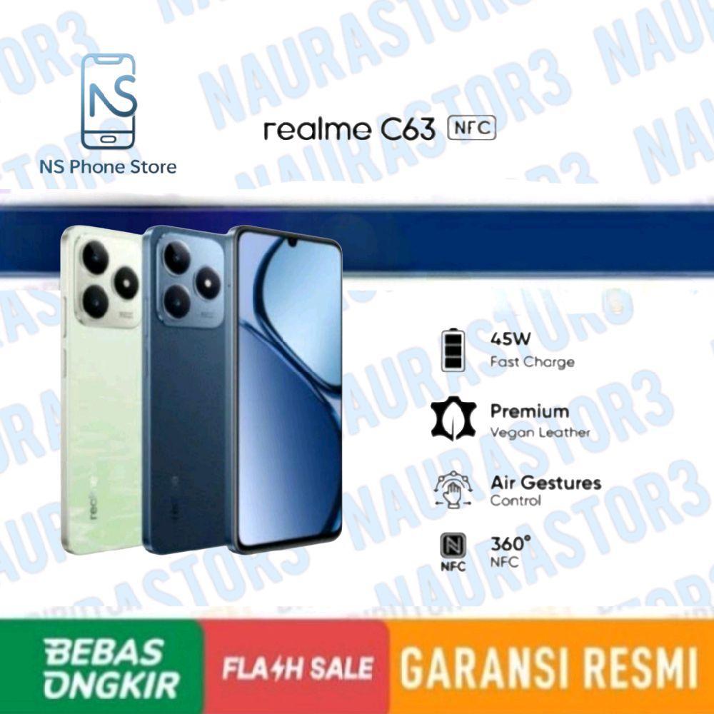 REALME C63 NFC RAM 8/128 GB | REALME C 63 RAM 8/128 GB - Garansi Resmi