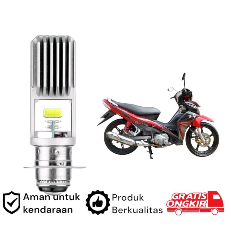 1pcs Lampu depan LED H6 COB motor Yamaha jupiter Z 2010 Koko