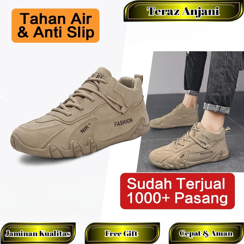 Techdoo Sepatu Beck Pria Sepatu Pria Sneakers Casual Sport Running Olahraga Lari Shoes Tali Anti Sli