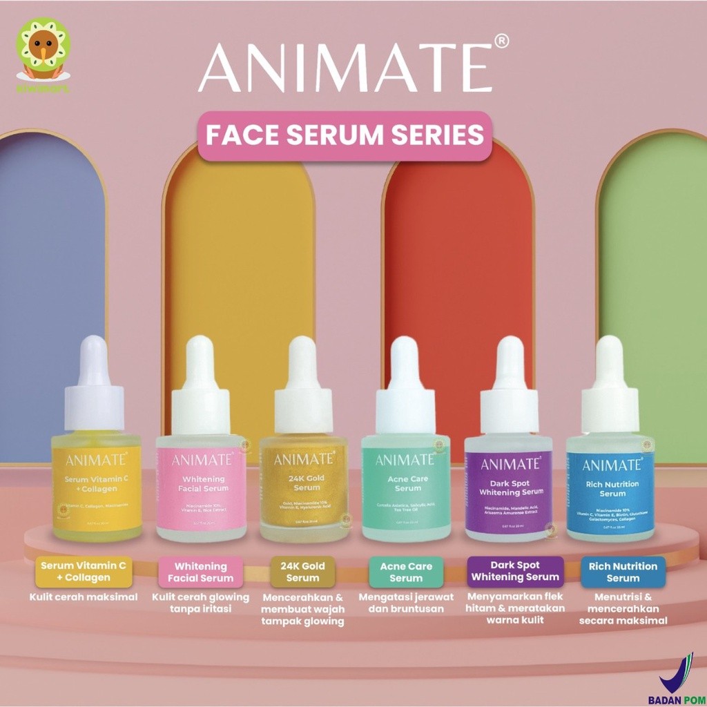 ANIMATE FACE SERUM SERIES - SERUM WAJAH ANIMATE