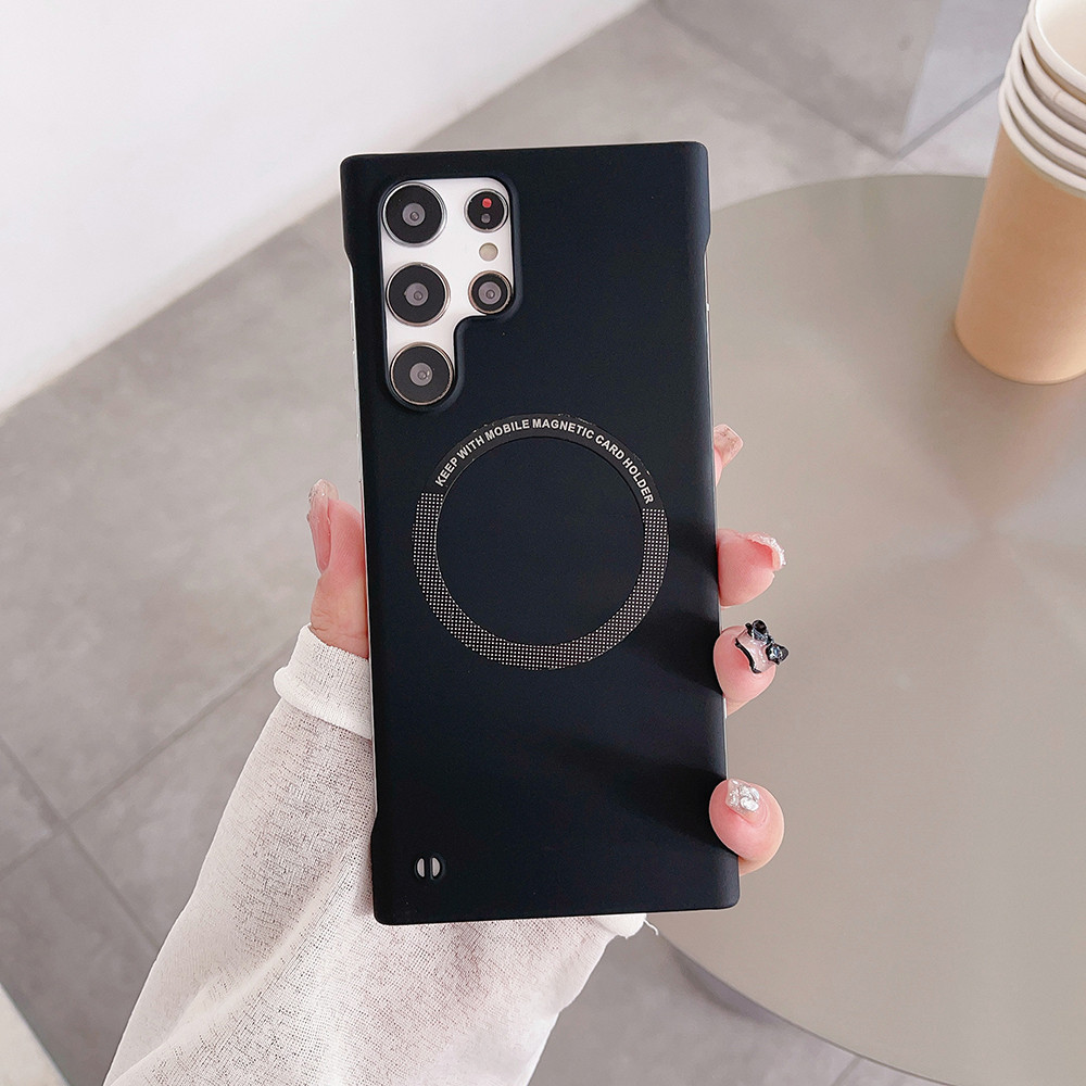 Untuk Samsung S25 S24 S23 S22 S21 S20 S10 FE Ultra Plus Ultra Thin Frameless Skin Feeling Wireless C