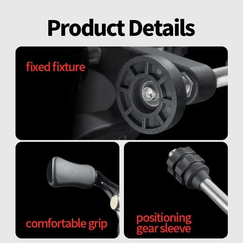 LINNHUE Lightweight Fishing Line Winder Spooler Antirust Sturdy Line Winder Spinning Baitcasting Ree