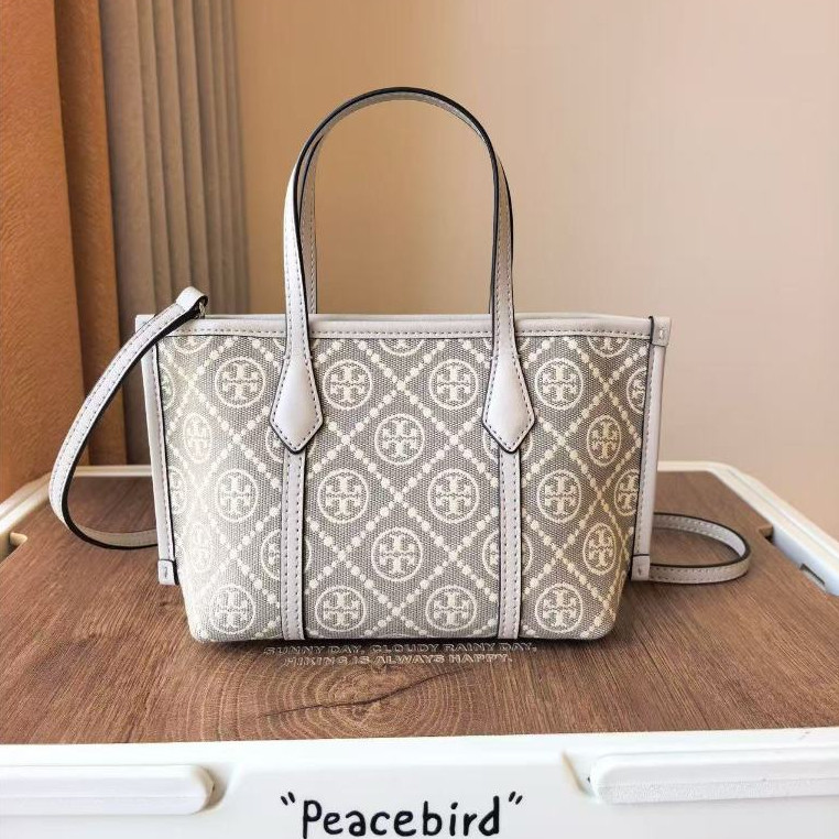 TB Lady‘s 2025 Counter Latest Perry T Monogram Mini Tote Bag Crossbody Bag