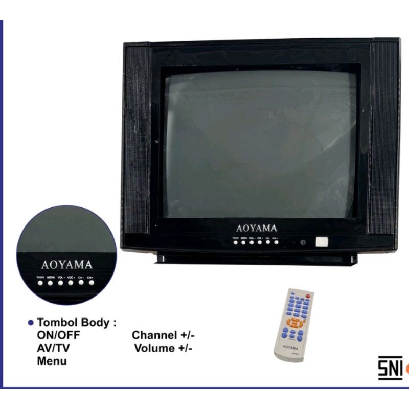 TV tabung Aoyama DIGITAL 14"  / Tv Tabung Digital AOYAMA 14INCH
