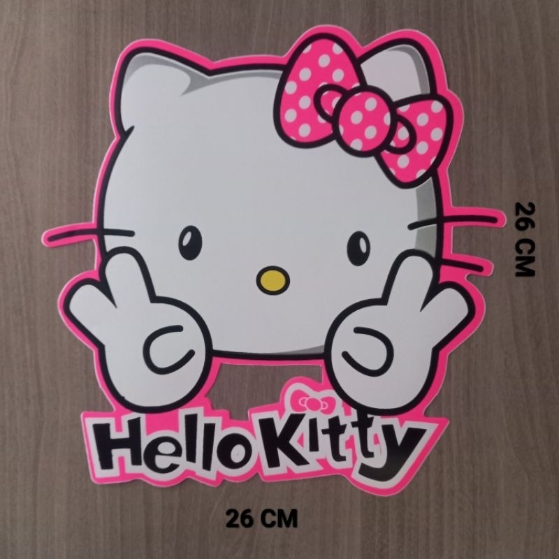 Stiker Hello Kitty Vinyl Ukuran Besar