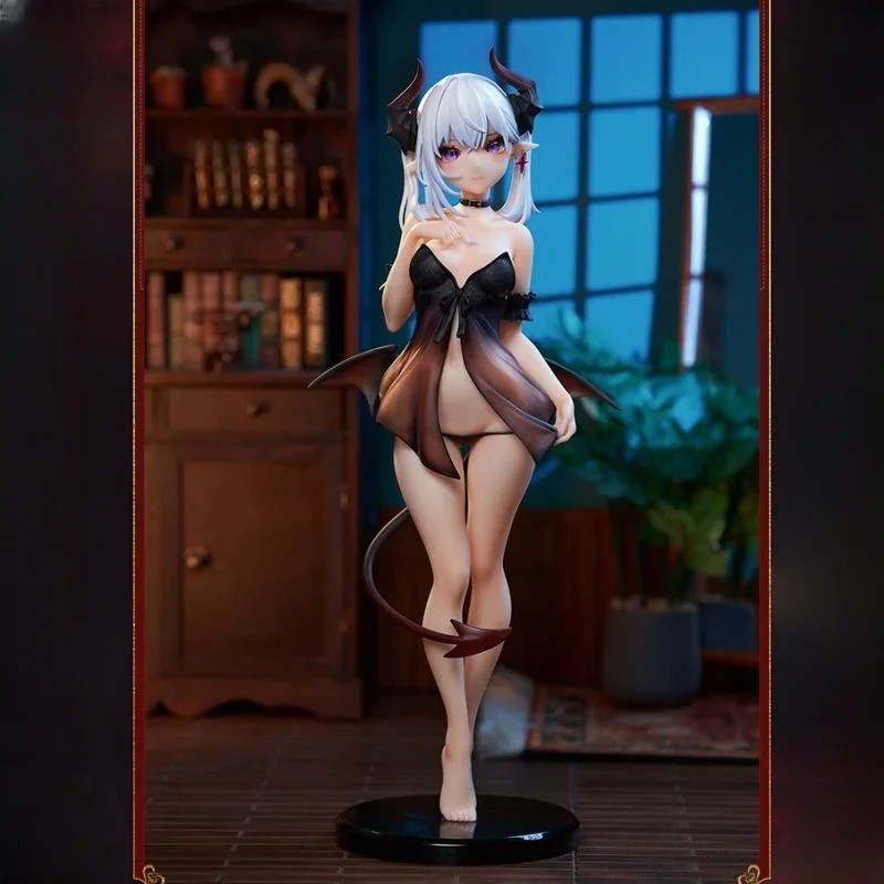 OKAMA RUN 28cm NSFW Insight Little Demon Lilith Nude Girl Tsuishi Eye ver PVC Anime Action Figure To