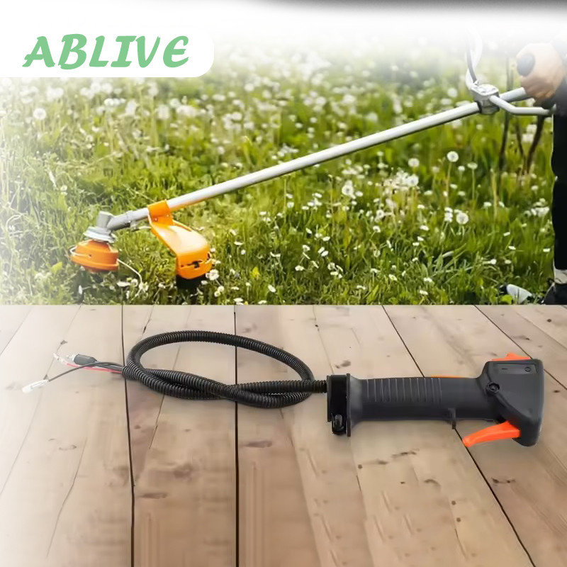 Handle Gas Komplit Throttle Control Lever Gagang Stelan Gas Mesin Potong Rumput 4 Tak Handel Gas Mes