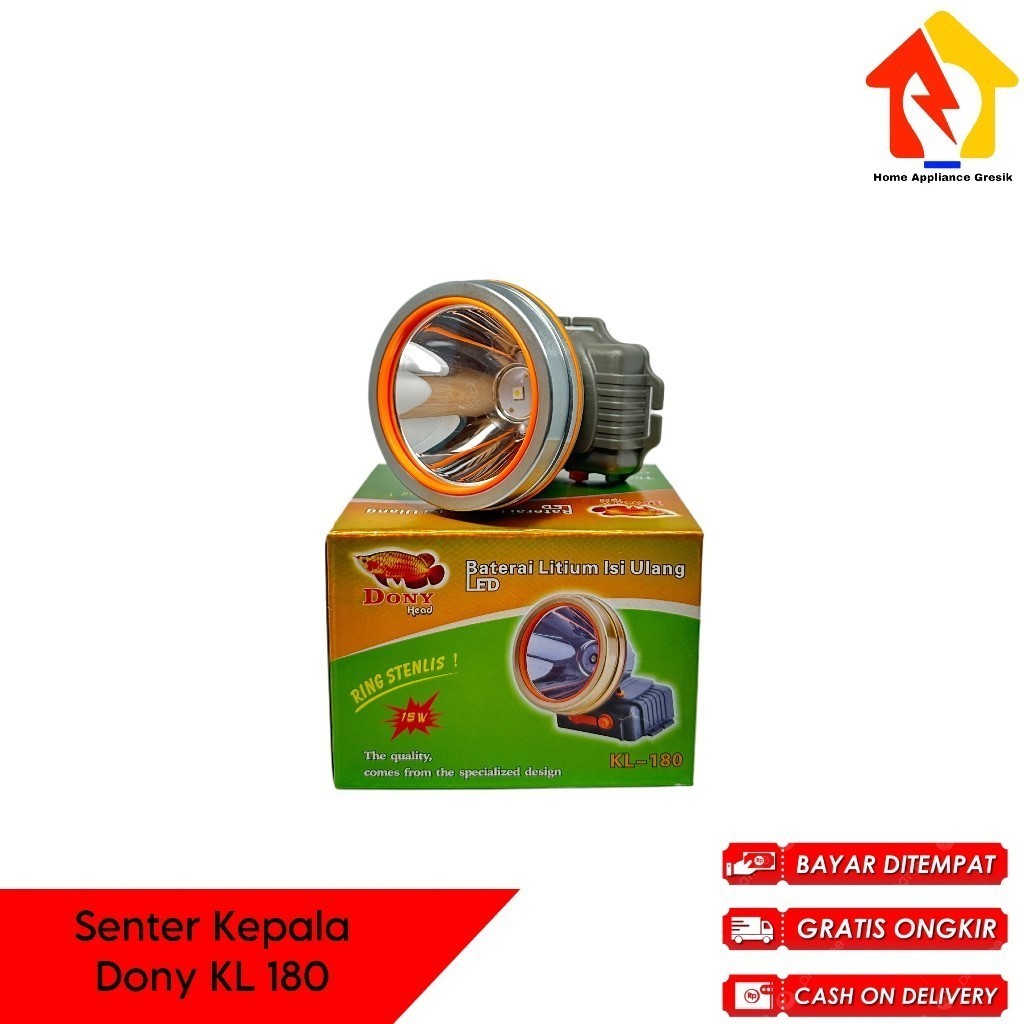 Senter Kepala Dony KL 180 / Dony Senter Kepala KL180 (15 Watt)