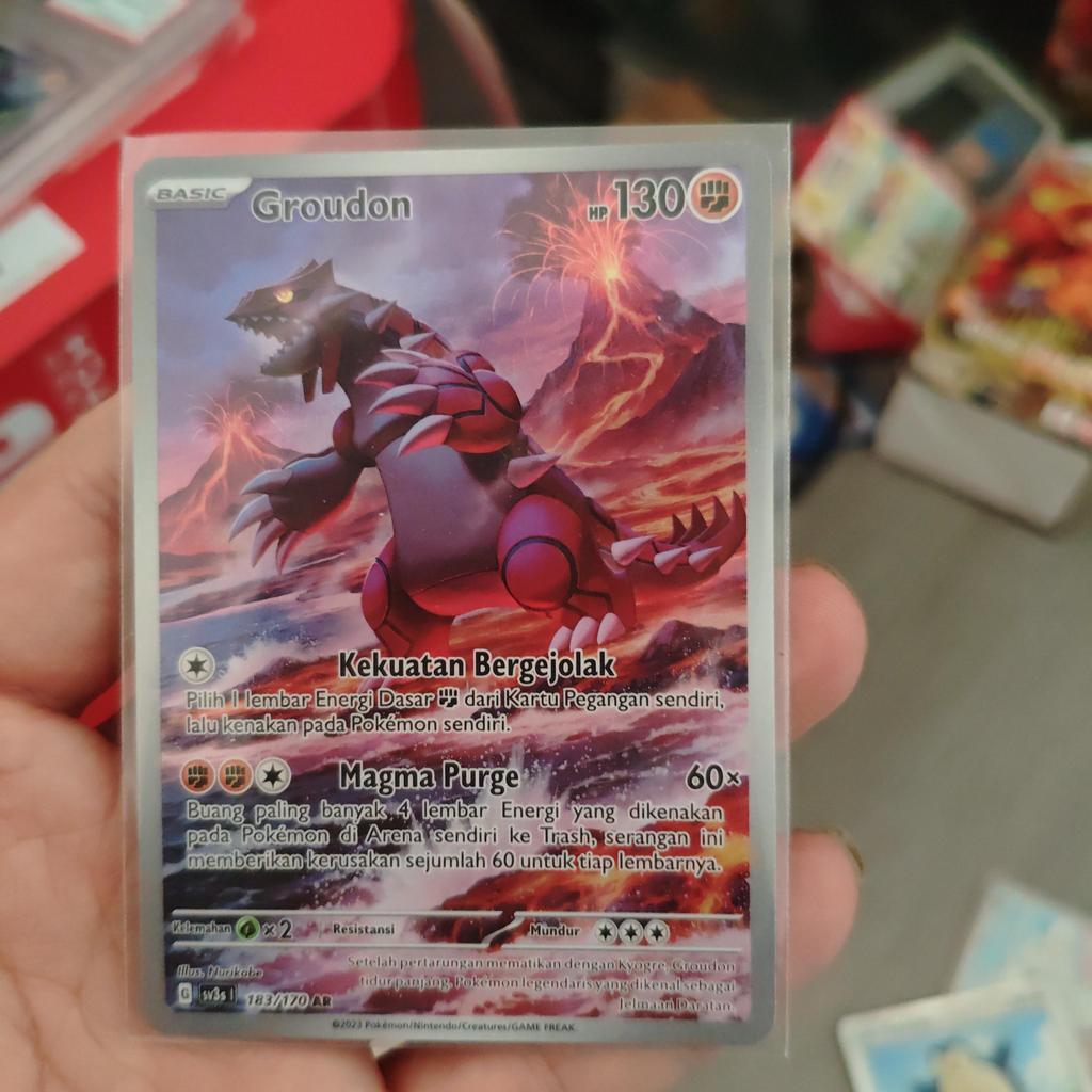 Groudon ar sv3s 183/170 TCG pokemon indo