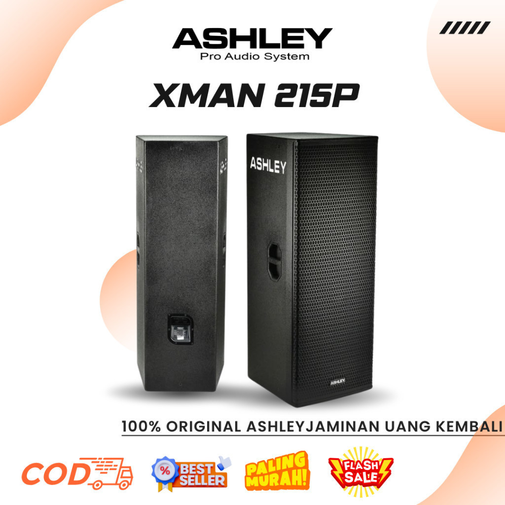 Speaker Pasif Ashley Xman 215 P Professional 2-way Passive 2*15 inch Passive Speaker