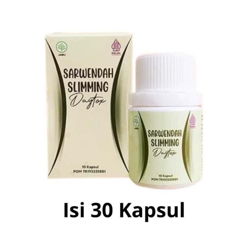 Sarwendah Juice Slimming Daytox Isi 30 - Kapsul Diet Ampuh Menurunkan Berat Badan Original BPOM 100%