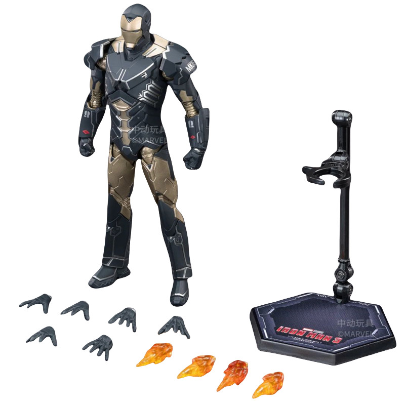 ZD Toys Iron Man MK15 MK16 War Machine MK2 Action Figure Iron Man Mk47 MK35 Red Snapper 1/10 Scale I