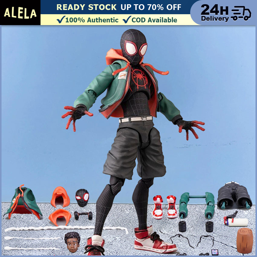 Marvel Spider Man Miles Morales Figure Miles Morales Sentinel  Action Figure Model Boneka