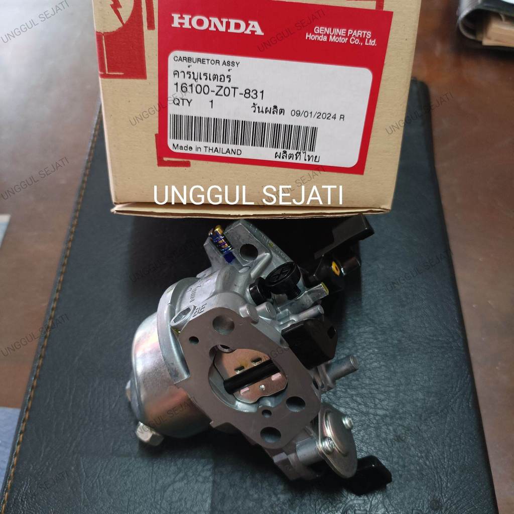 Carburetor Assy. 16100-Z0T-831. Karburator Honda GX160 GX200. Keihin. Genuine Parts. Asli