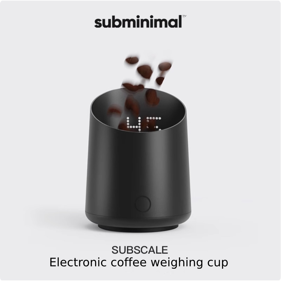 Subminimum Electronic Coffee Weighing Cup, Espresso Scale, Pour-over Electronic Scale, Bean Cup, Wat