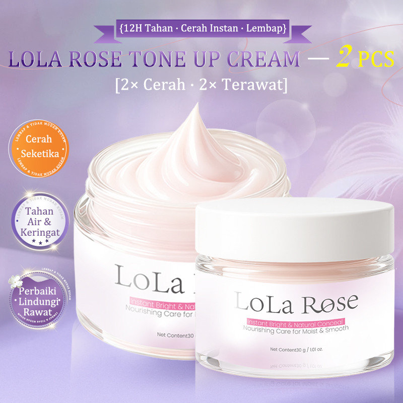 LOLA ROSE 5 IN 1 Bright Day Cream Arbutin Essence Glowing Moisturizer Bb Cream Sensitif Barrier Brig