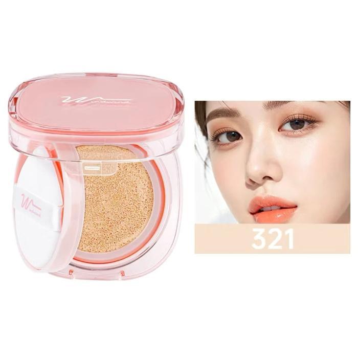 promo  -Windwind Soft Nude Sense Cushion Compact Concealer Pengontrol Minyak BB Cream Alas Bedak Cus