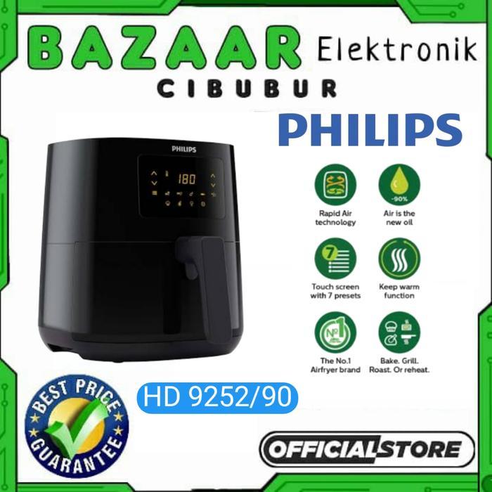PHILIPS AIR FRYER HD9252/90 HD 9252/90 HD-9252/90 KAPASITAS 0.8KG 4.1L