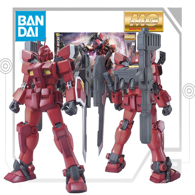 NONA MUDA' Bandai Original MODEL KIT GUNDAM MG 1/100 AMAZING RED WARRIOR Anime Action Figure Assembl
