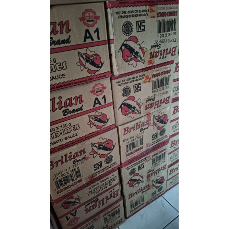 [ Promo ]  sarden/brilian/1dus/isi50kaleng