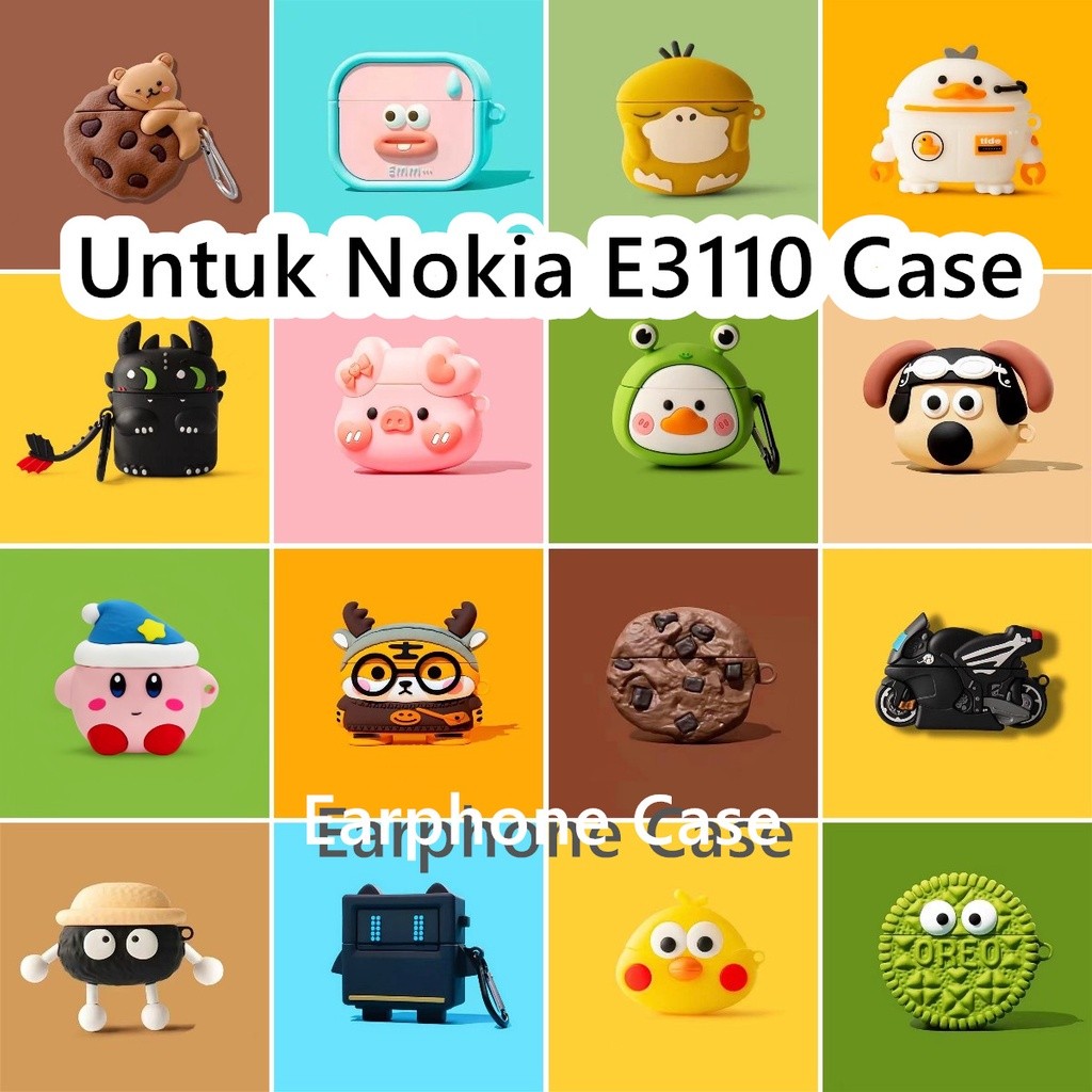 Inovasi Untuk Nokia E3110 Core Case Soft Silikon Earphone Case Kartun NO.2 New