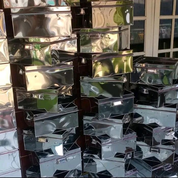 KLAKAT 40 45 / KUKUSAN BAHAN STAINLES PENGUKUS KUE Kitchenware - Klakat + packing kayu, 40 cm